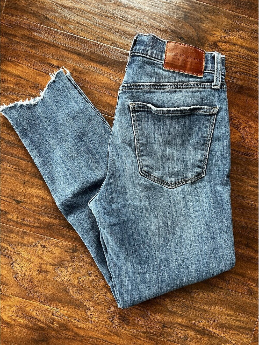 Lucky Brand Jeans Ava Women Size 6/28 Mid Rise Skinny Fit Ankle
